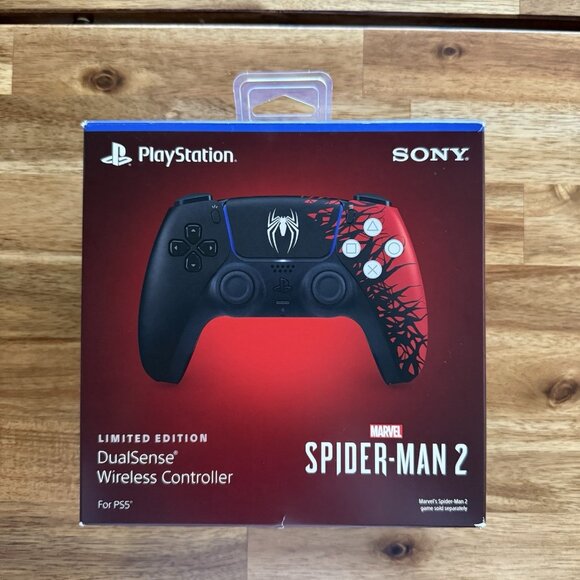 Sony DualSense Wireless Controller - Spider-Man 2 Limited Edition BOX ONLY READ! - Picture 1 of 15